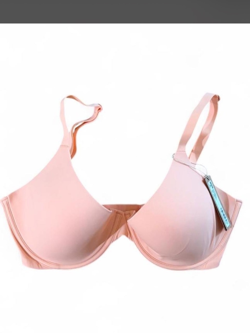 NWT Skims Fits Everybody Scoop Plunge Bra Peach Pink Faded Nectar Size 36DDD